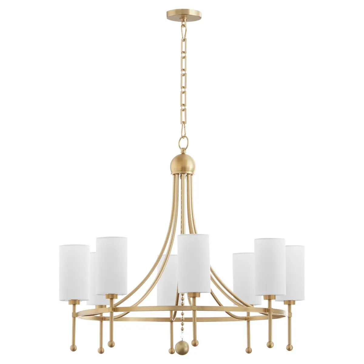 Quorum Eight Light Chandelier 1