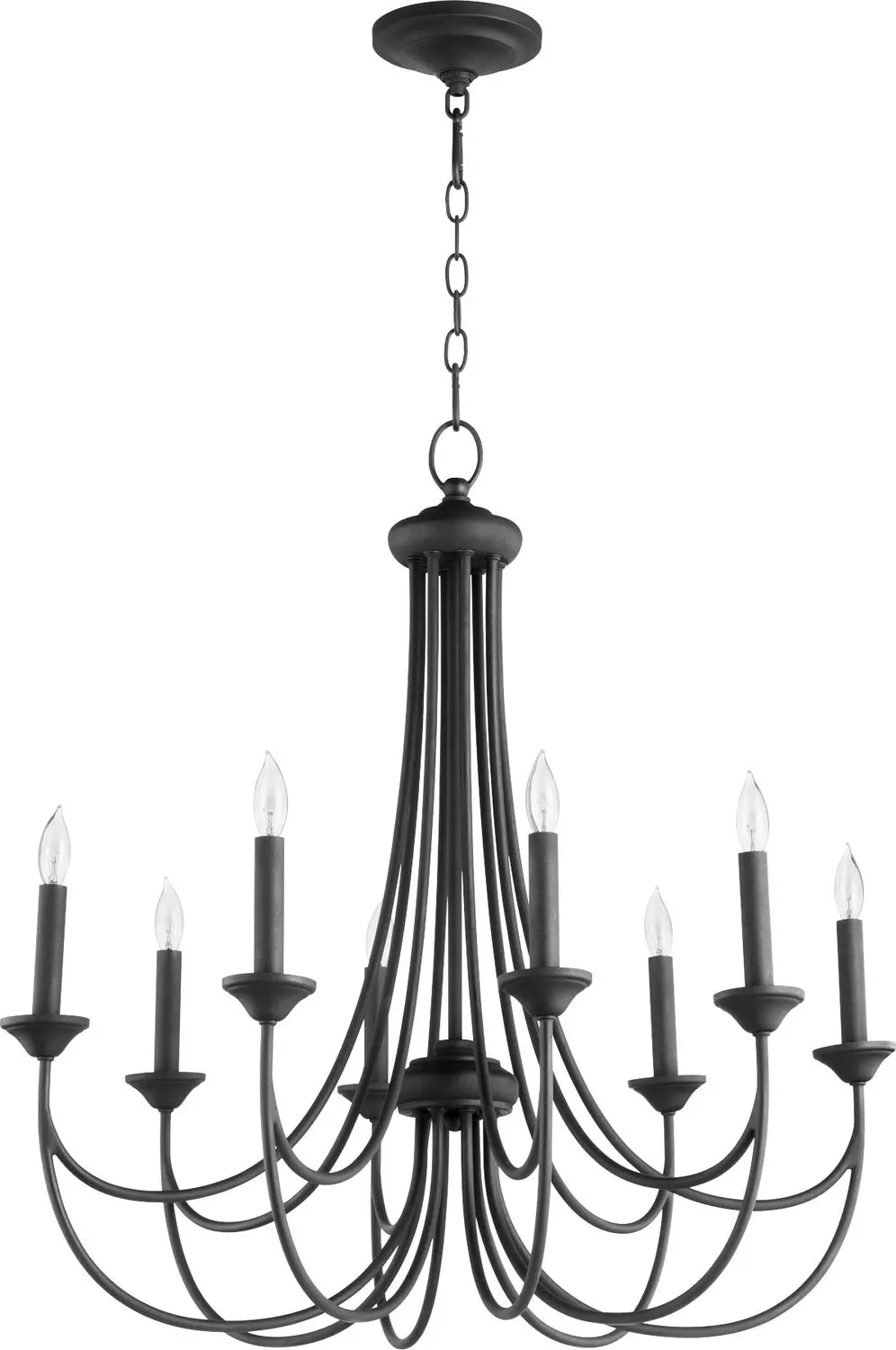 Quorum Eight Light Chandelier 1