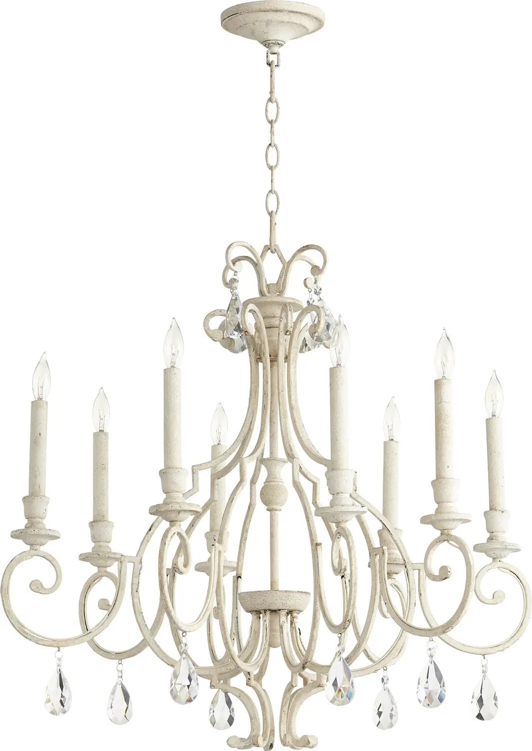 Quorum Eight Light Chandelier 1