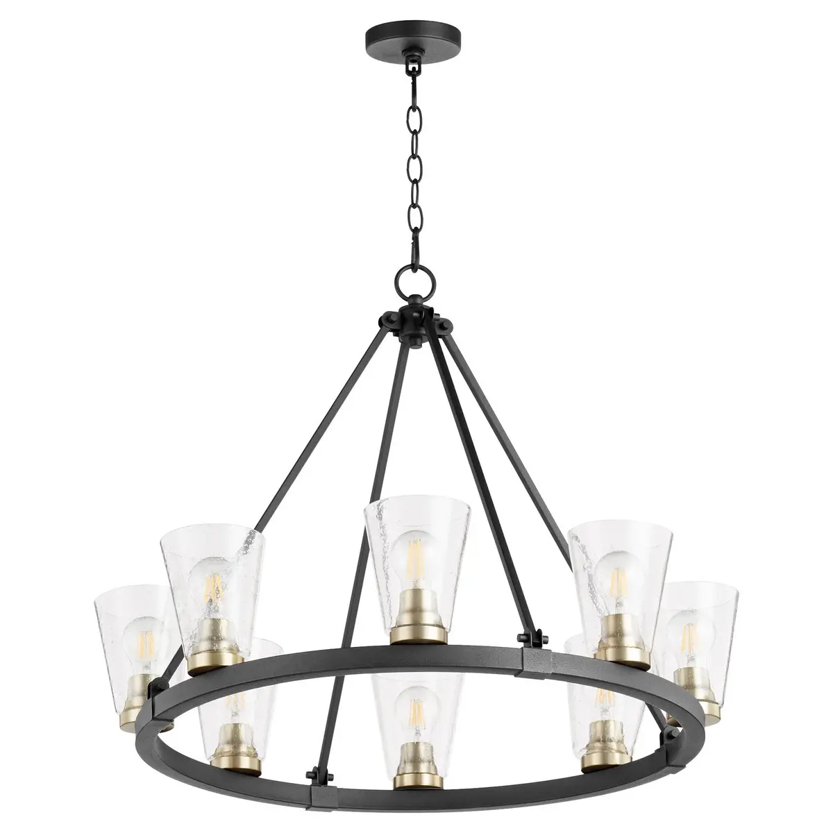Quorum Eight Light Chandelier 1