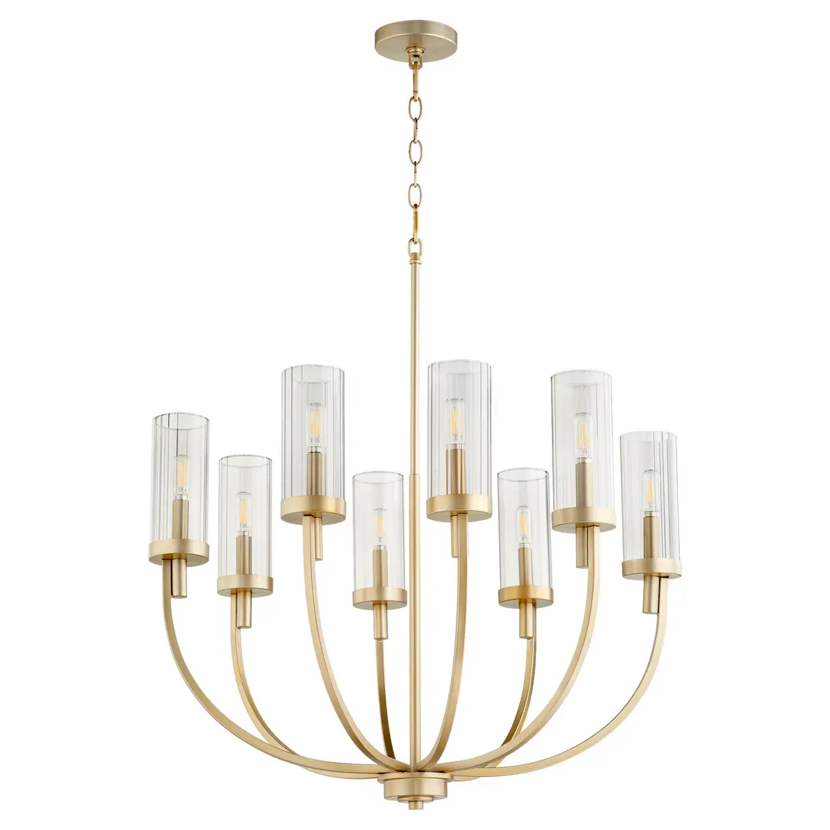 Quorum Eight Light Chandelier 1