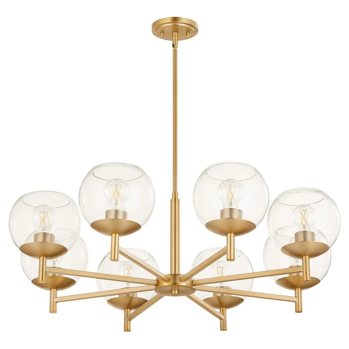 Quorum Eight Light Chandelier 1