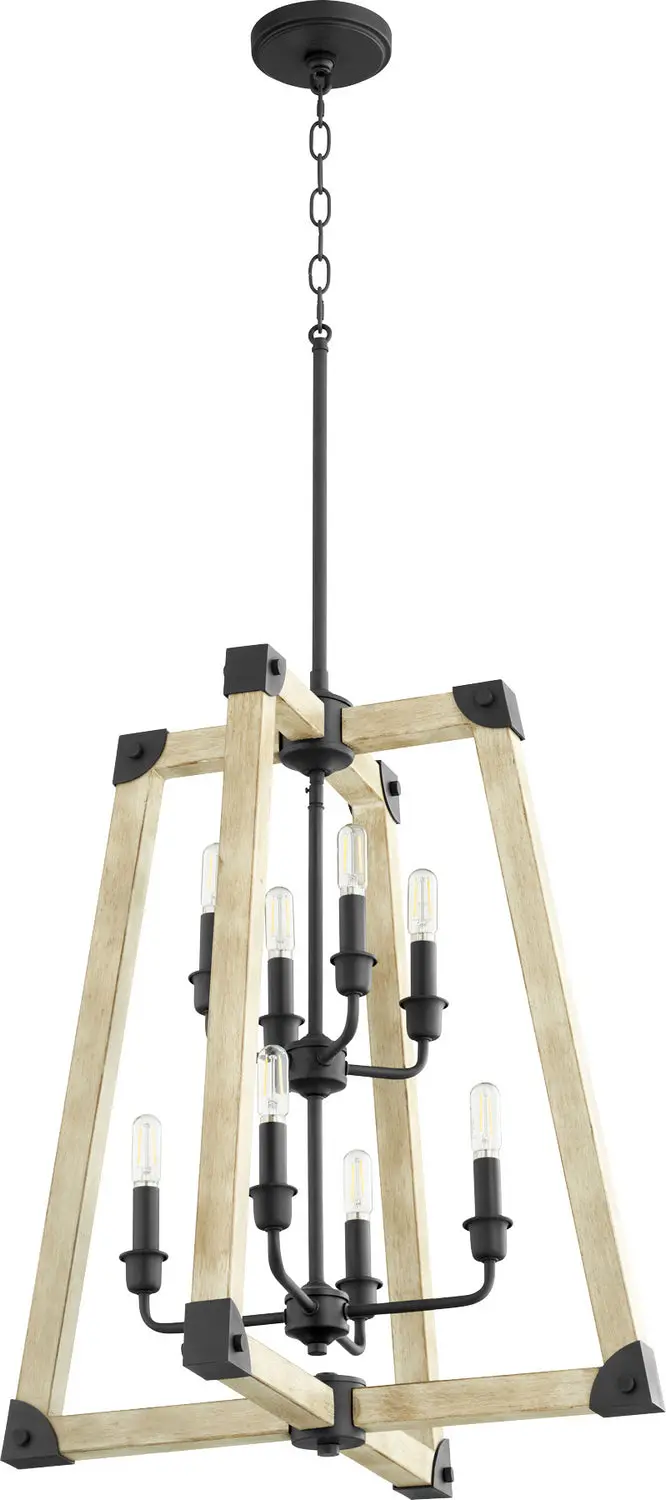 Quorum Eight Light Entry Pendant 1