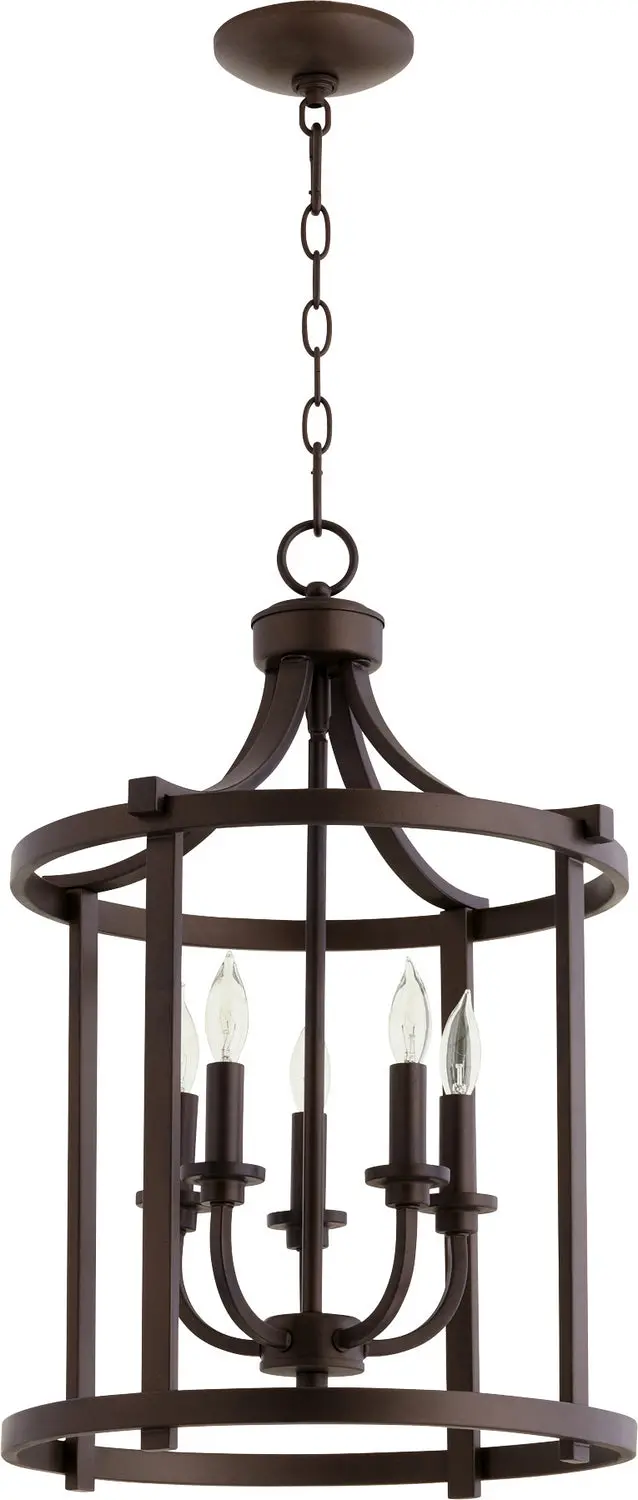 Quorum Five Light Entry Pendant 1