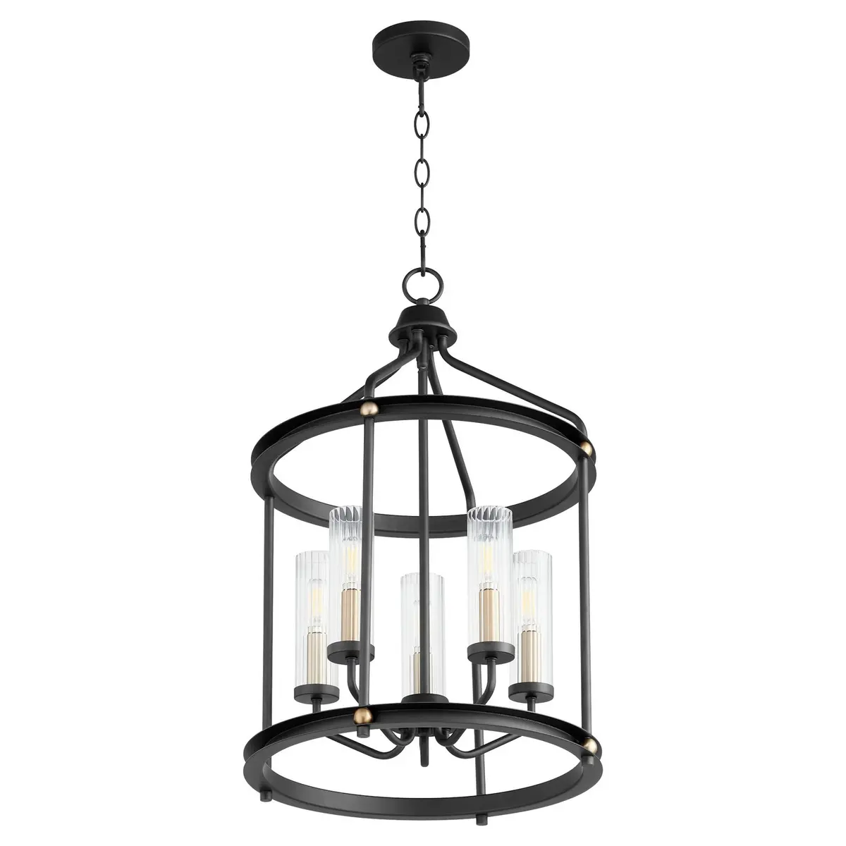 Quorum Five Light Entry Pendant 1