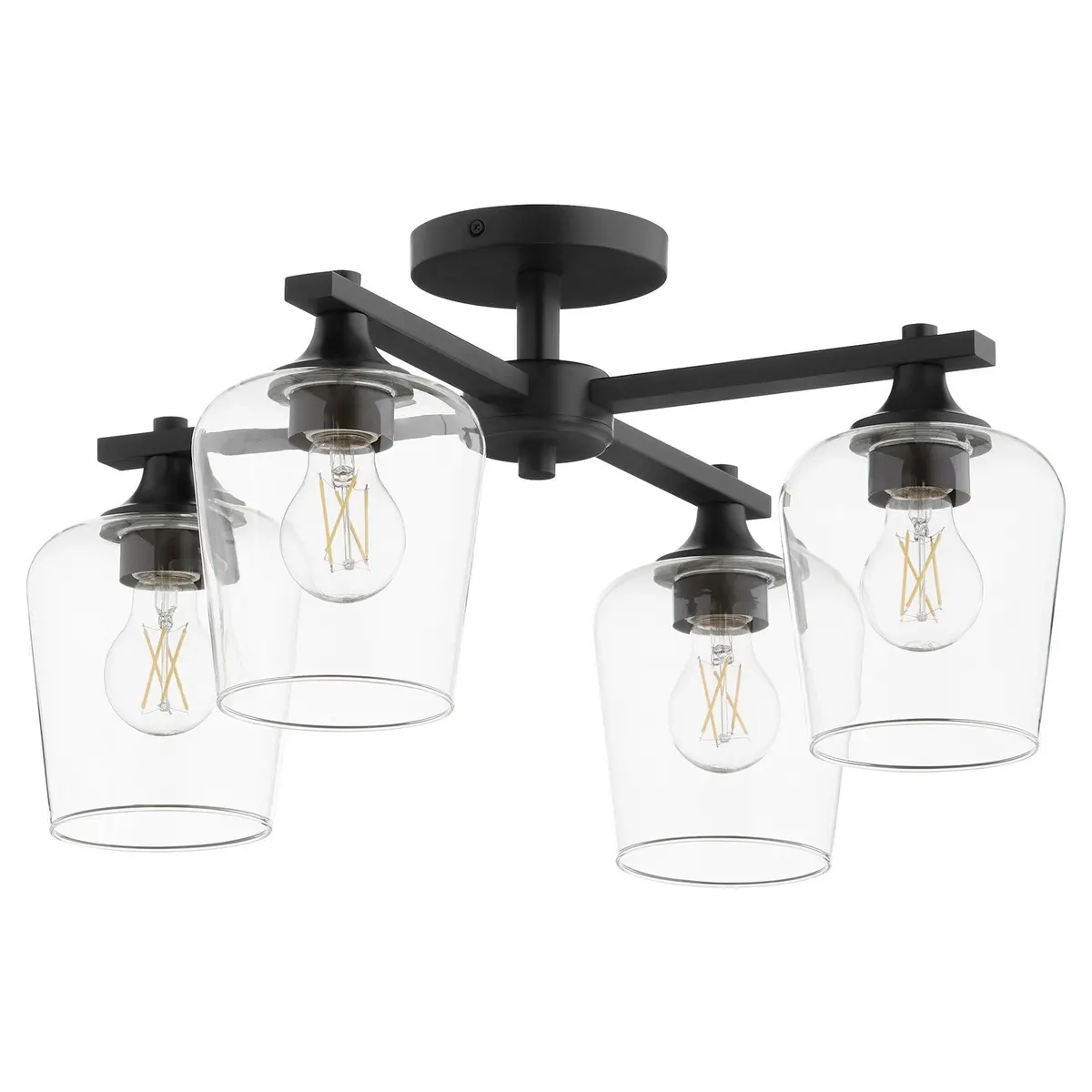 Quorum Four Light Ceiling Mount 1