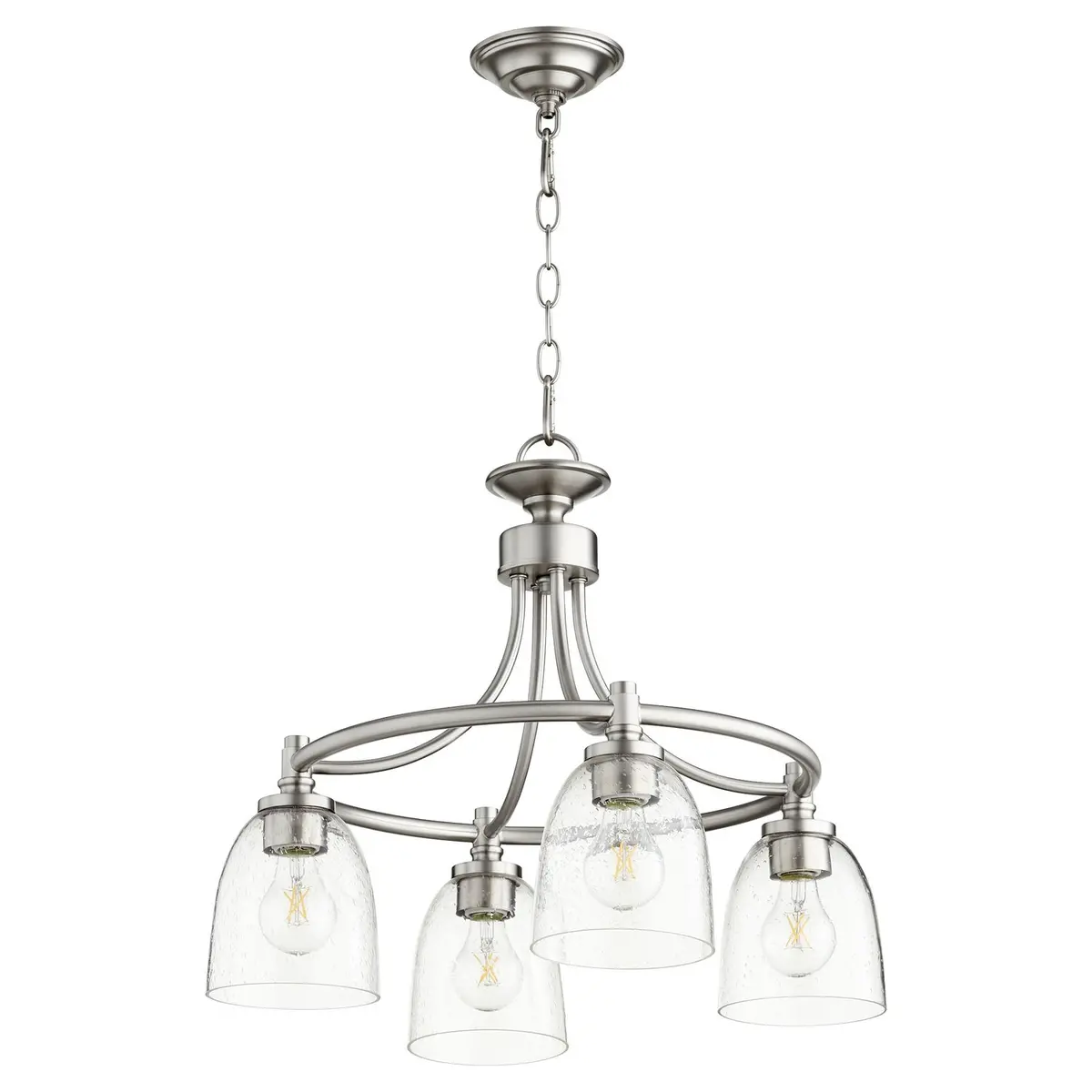 Quorum Four Light Chandelier 1