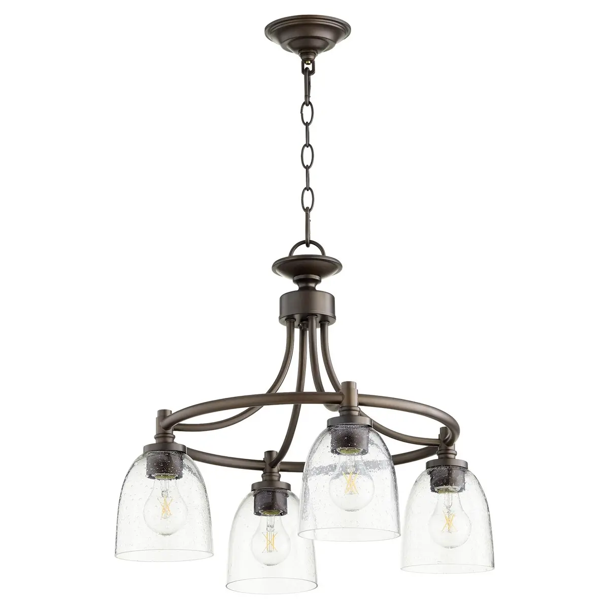 Quorum Four Light Chandelier 1