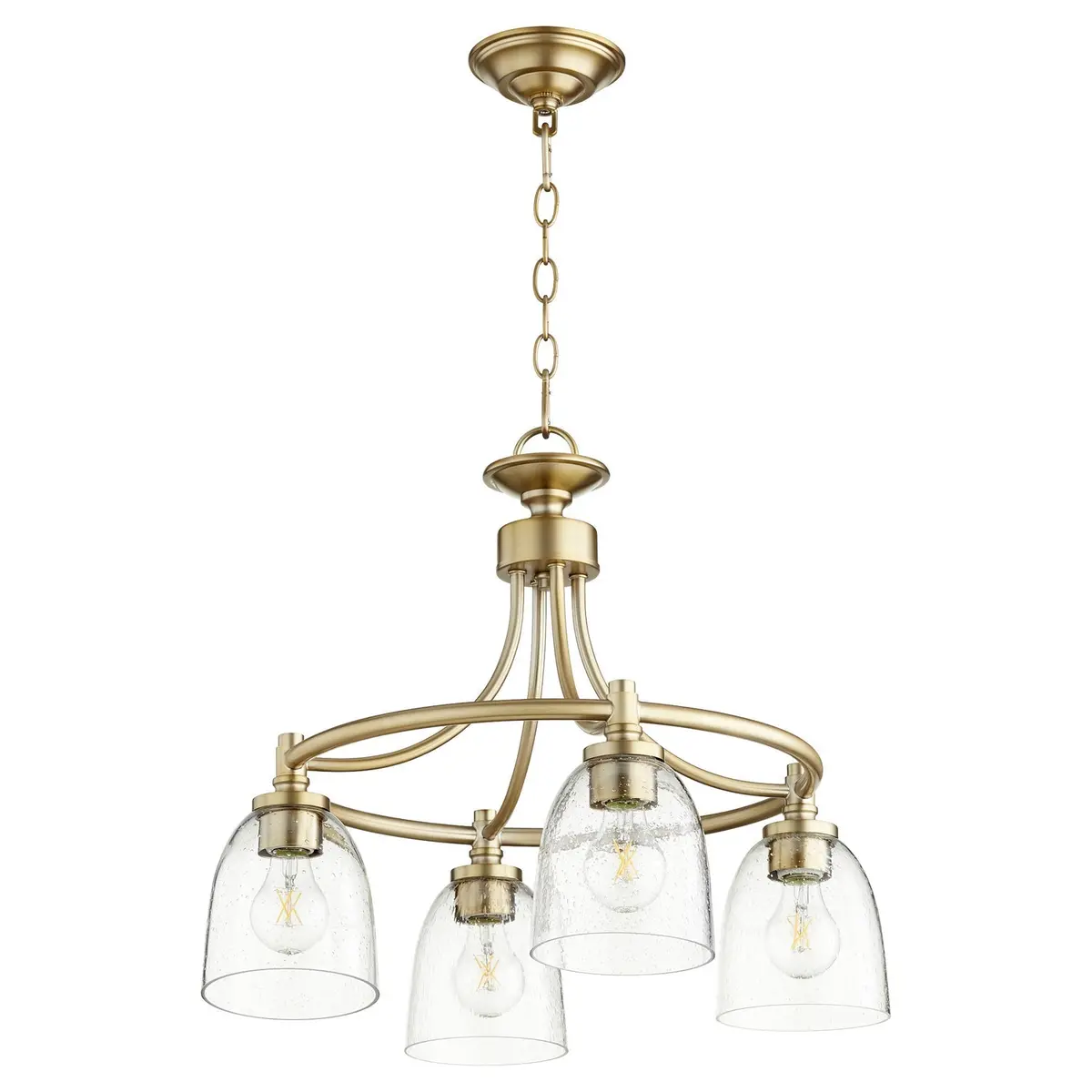 Quorum Four Light Chandelier 1