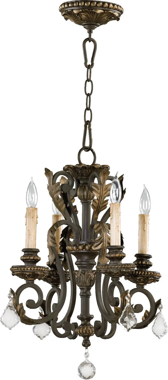 Quorum Four Light Chandelier 1