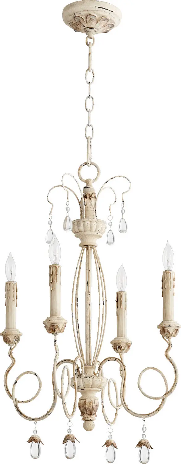 Quorum Four Light Chandelier 1