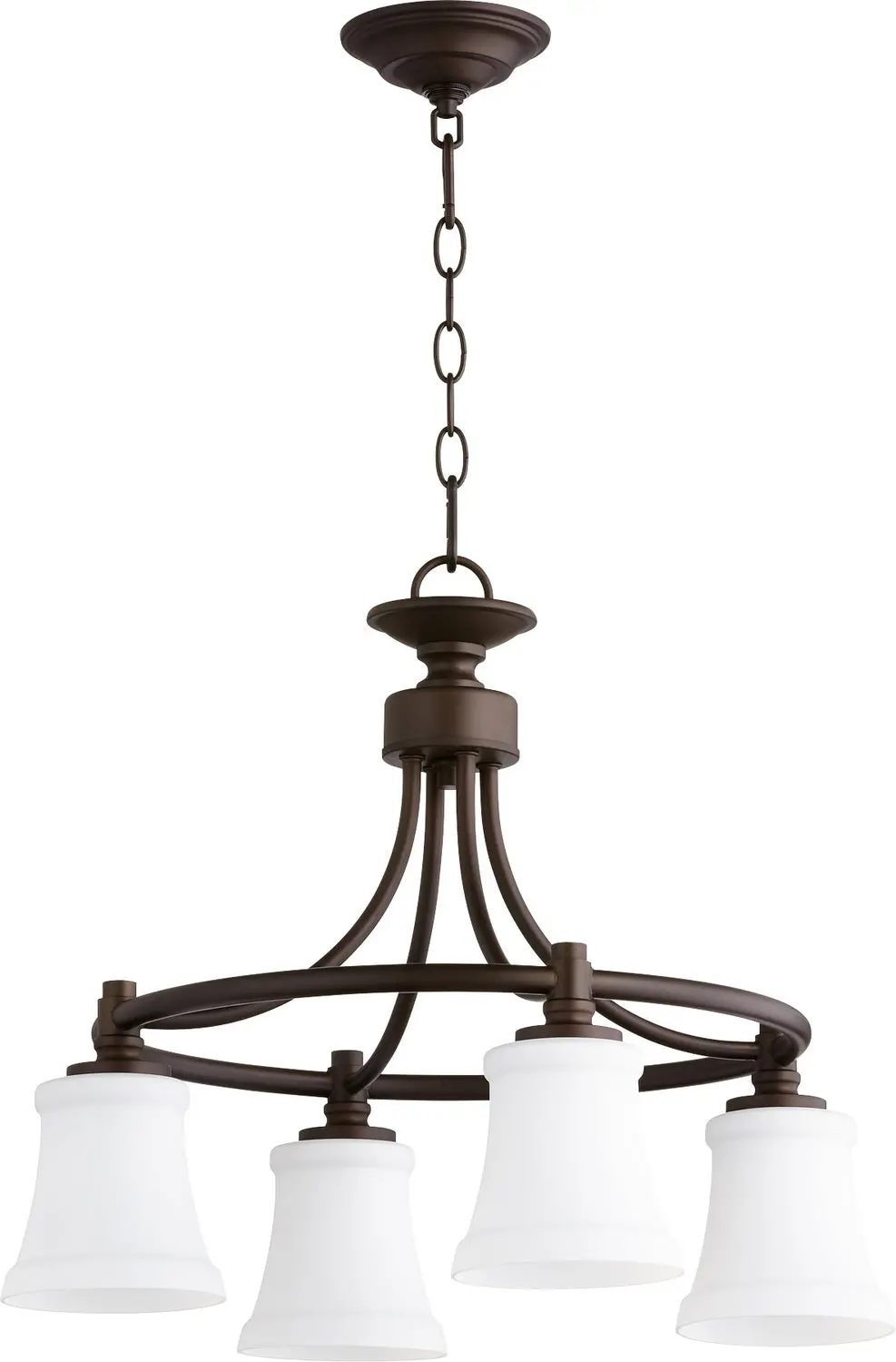 Quorum Four Light Chandelier 1