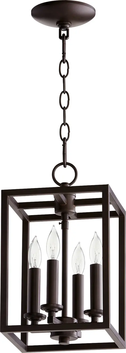 Quorum Four Light Entry Pendant 1