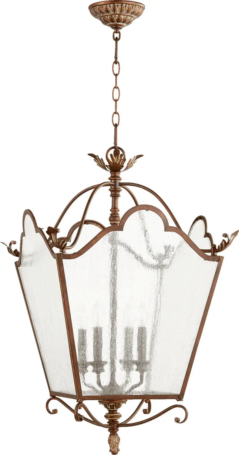 Quorum Four Light Entry Pendant 1