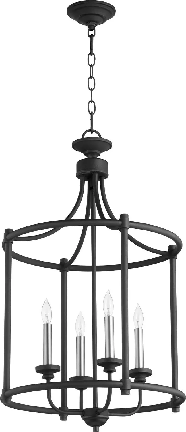 Quorum Four Light Entry Pendant 1