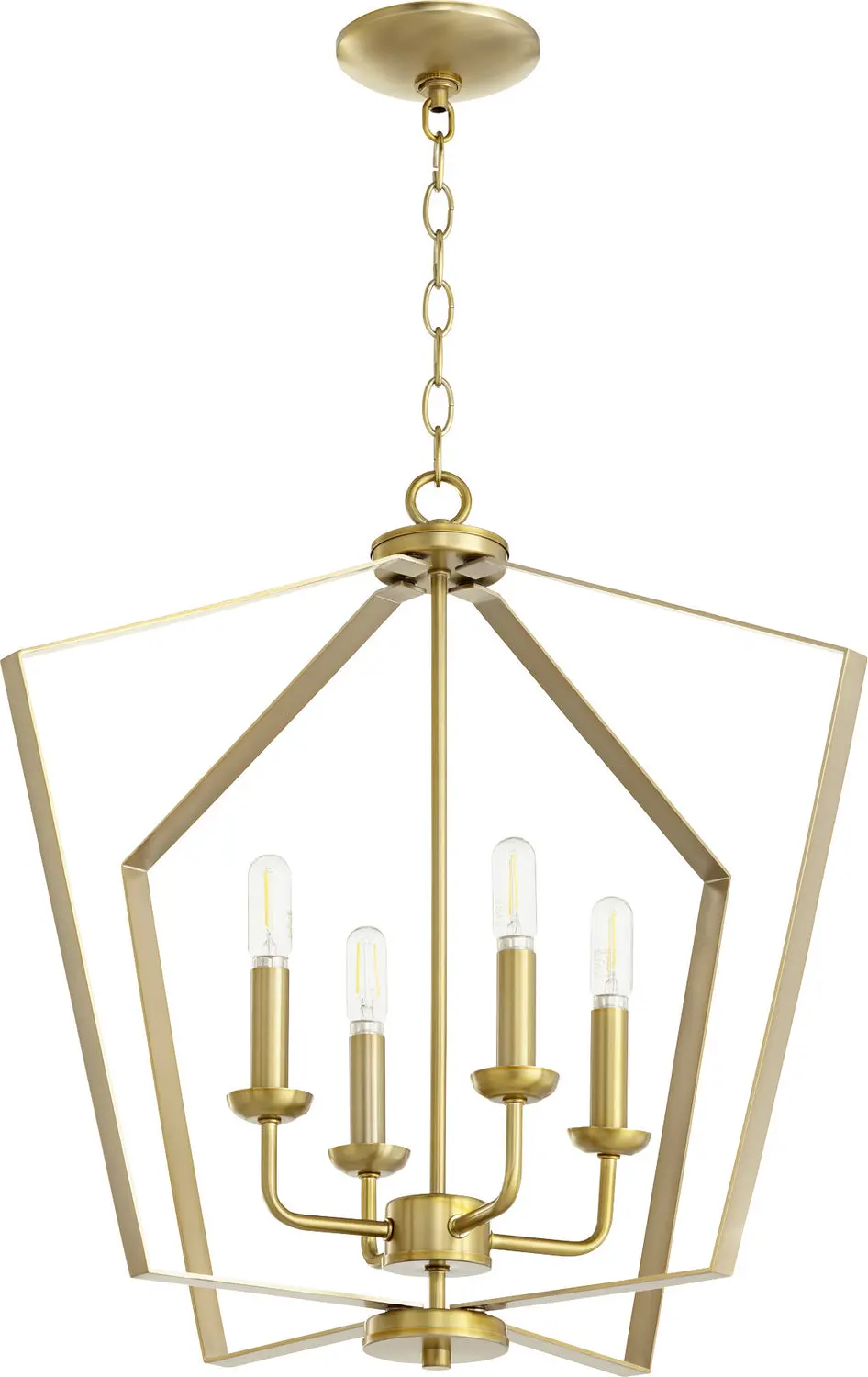 Quorum Four Light Entry Pendant 1