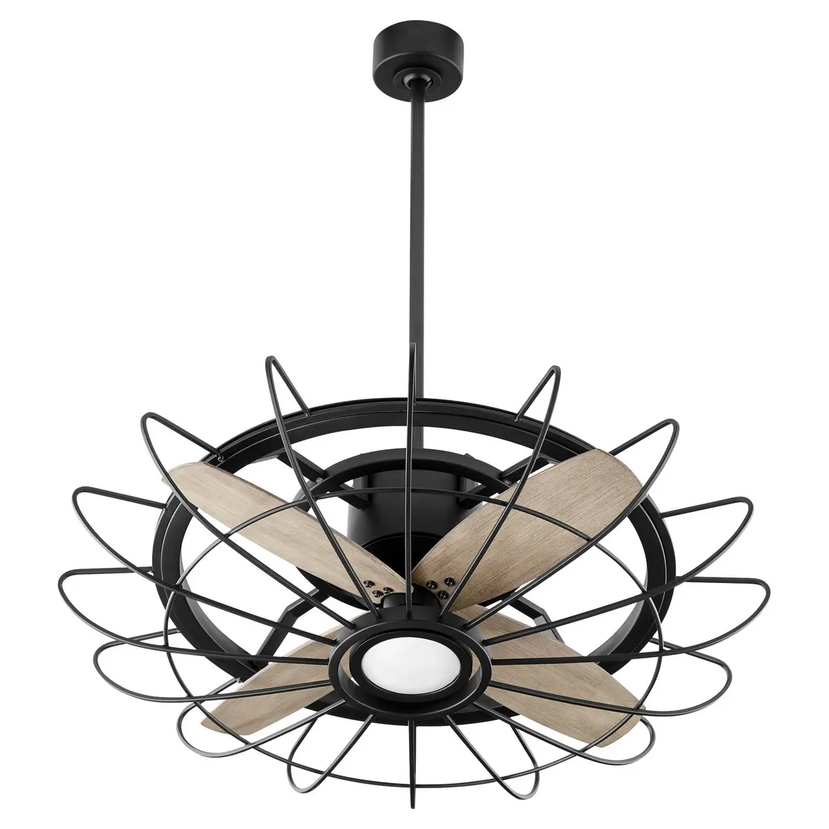 Quorum Mira 30" Indoor/Outdoor 18W Led Dc Ceiling Fan With Wall Control 1