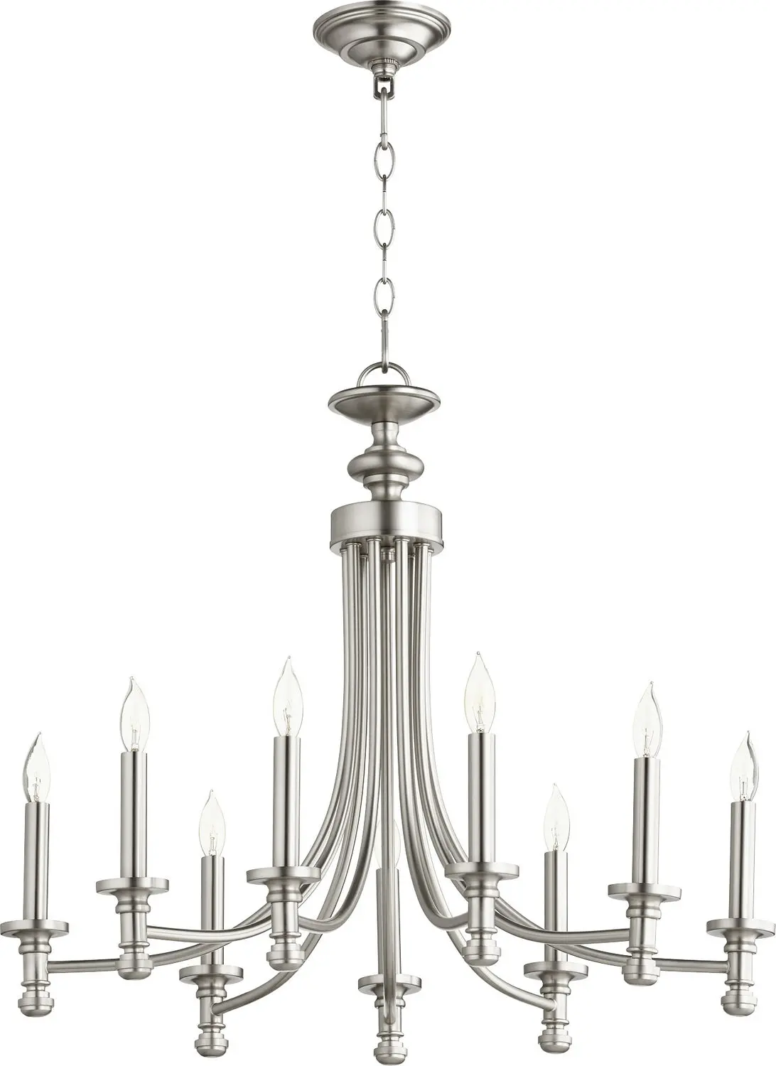 Quorum Nine Light Chandelier 1