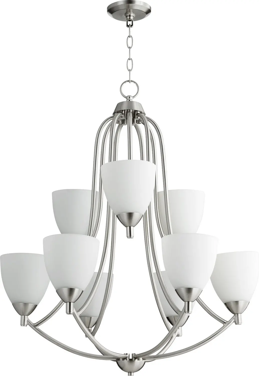Quorum Nine Light Chandelier 1