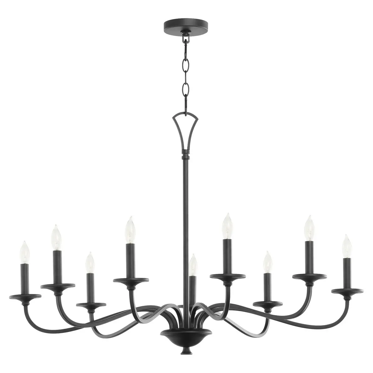 Quorum Nine Light Chandelier 1