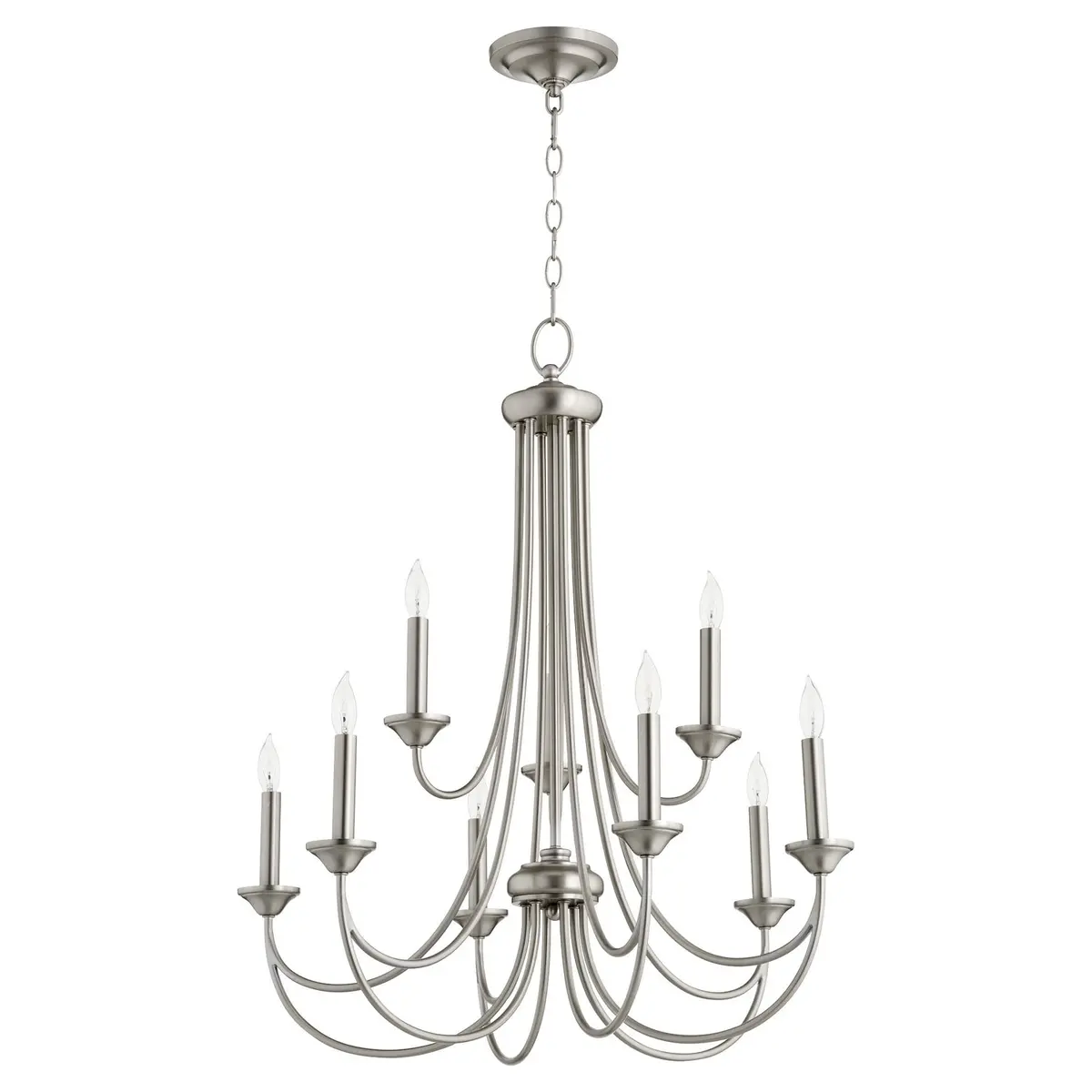 Quorum Nine Light Chandelier 1