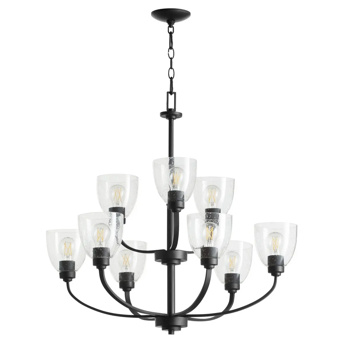 Quorum Nine Light Chandelier 1