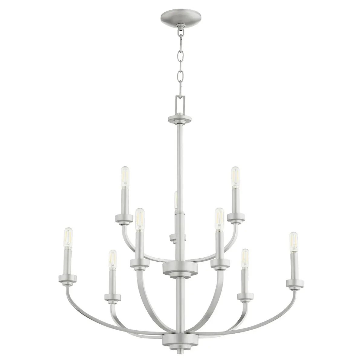 Quorum Nine Light Chandelier 1