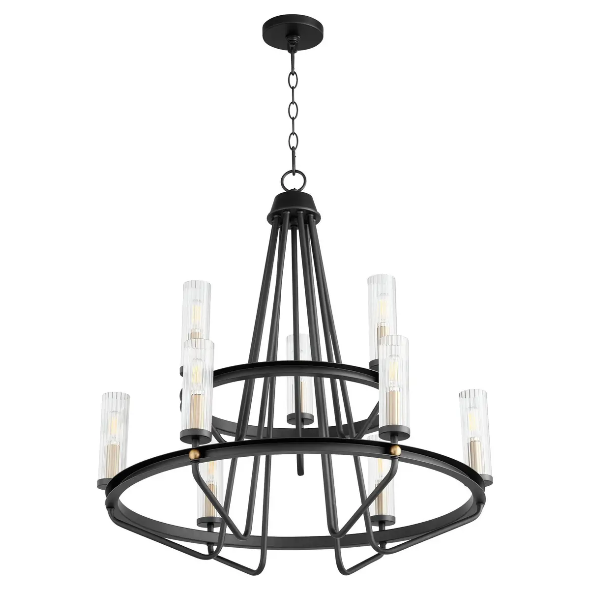 Quorum Nine Light Chandelier 1