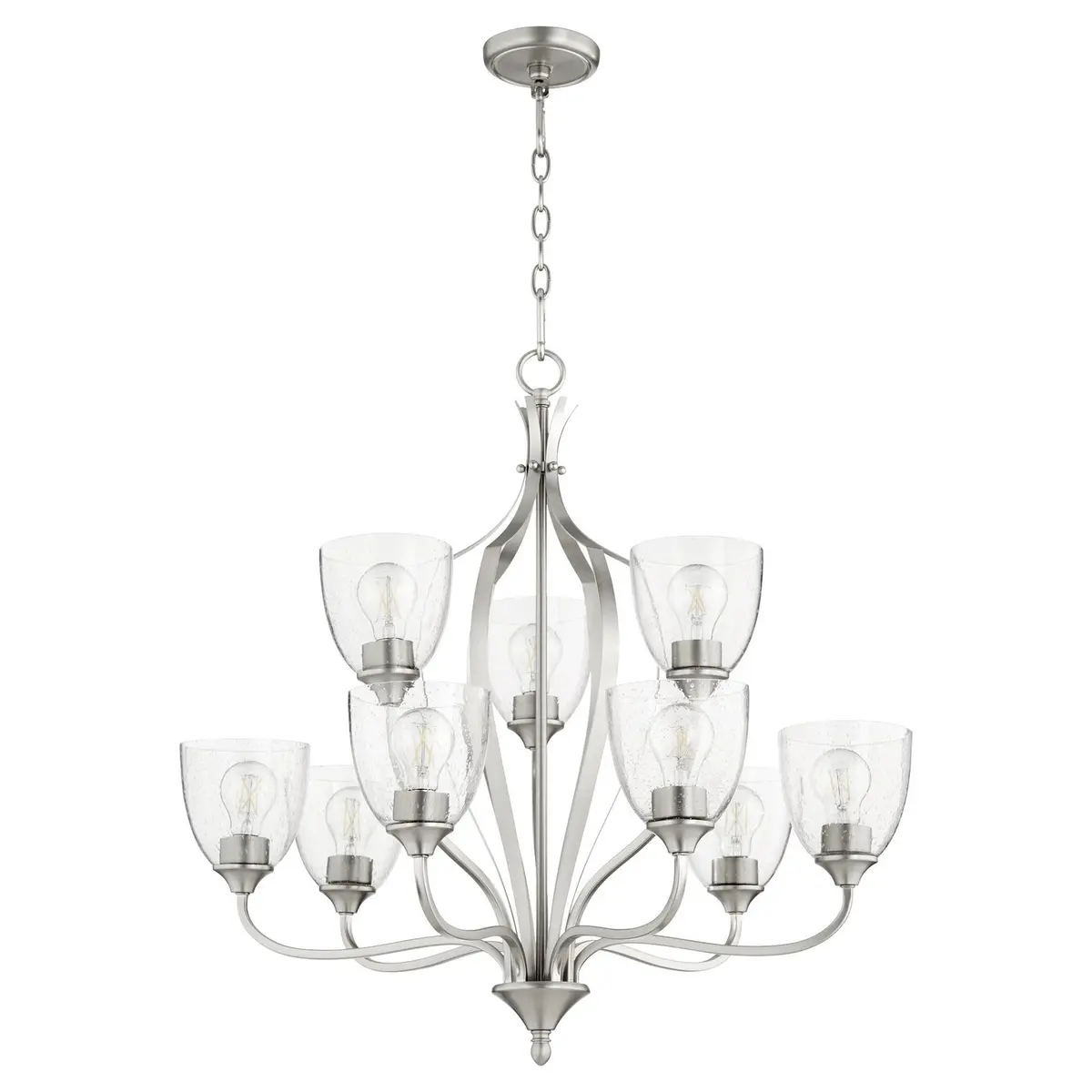 Quorum Nine Light Chandelier 1