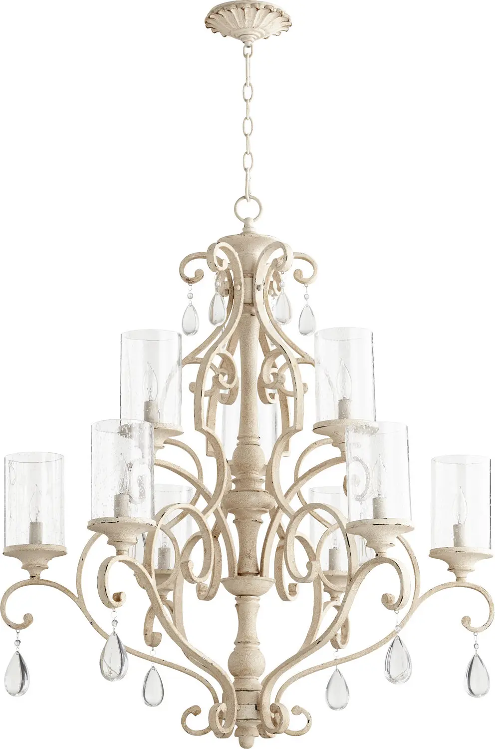Quorum Nine Light Chandelier 1