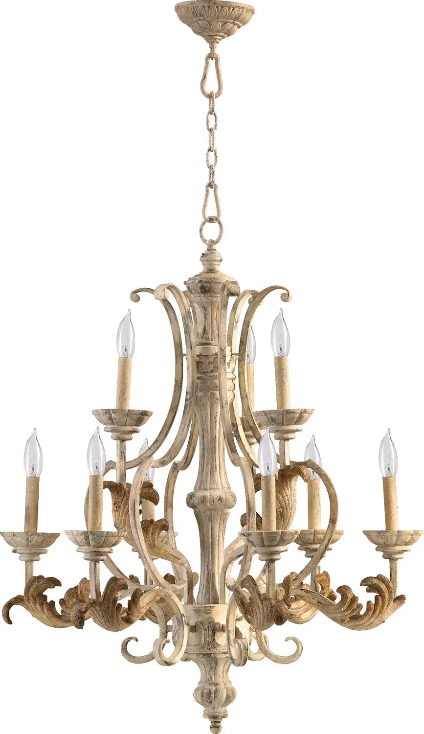 Quorum Nine Light Chandelier 1
