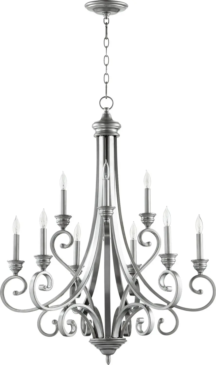 Quorum Nine Light Chandelier 1