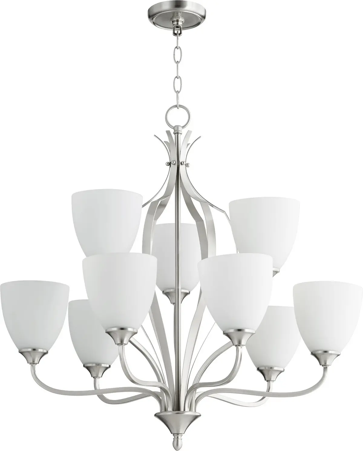 Quorum Nine Light Chandelier 1