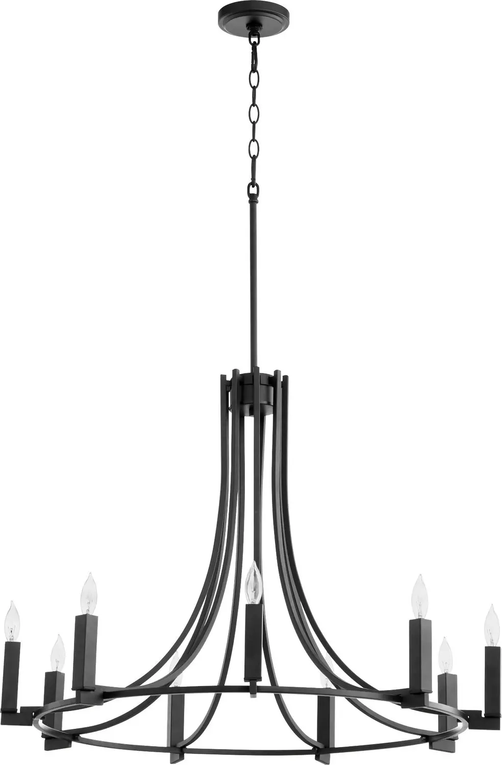 Quorum Nine Light Chandelier 1