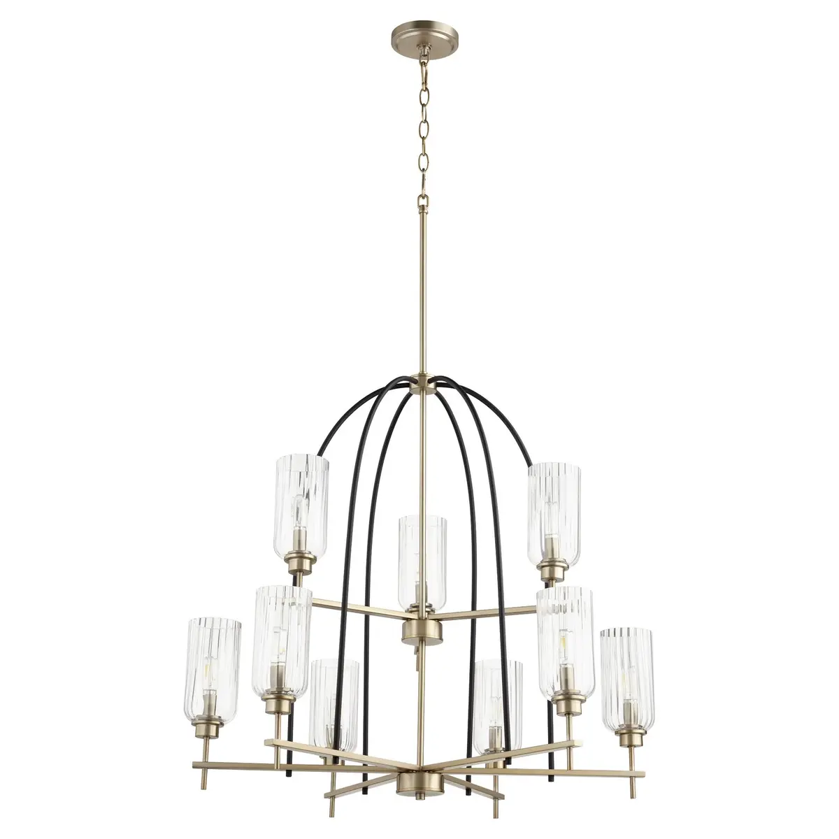 Quorum Nine Light Chandelier 1