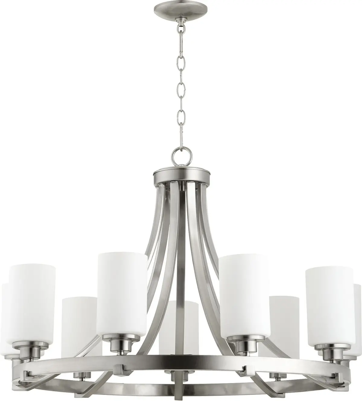 Quorum Nine Light Chandelier 1