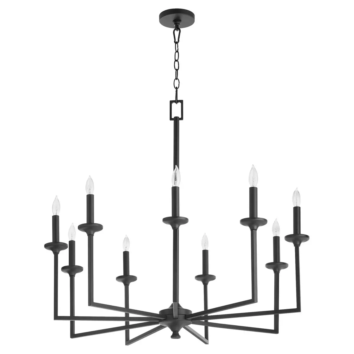 Quorum Nine Light Chandelier 1