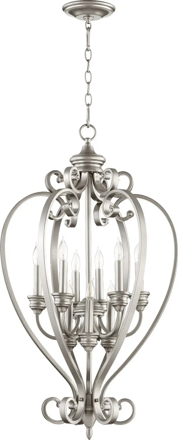 Quorum Nine Light Entry Pendant 1