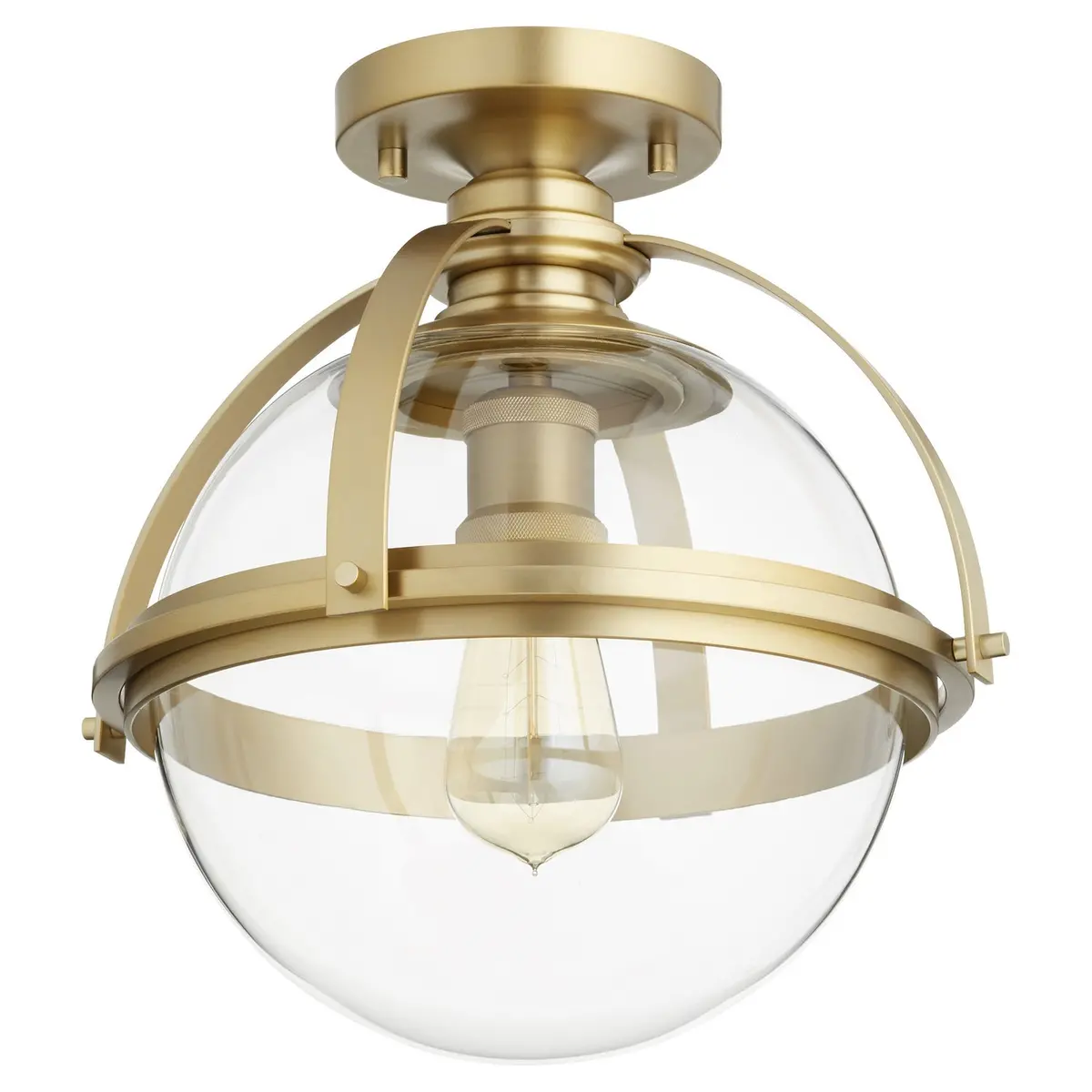 Quorum One Light Ceiling Mount 1