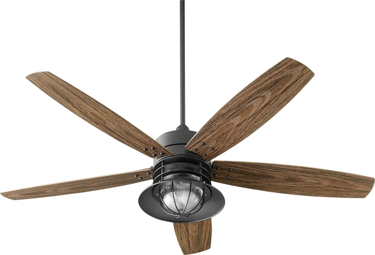 Quorum Portico 60" Outdoor 9W Led Patio Fan With Wall Control 1