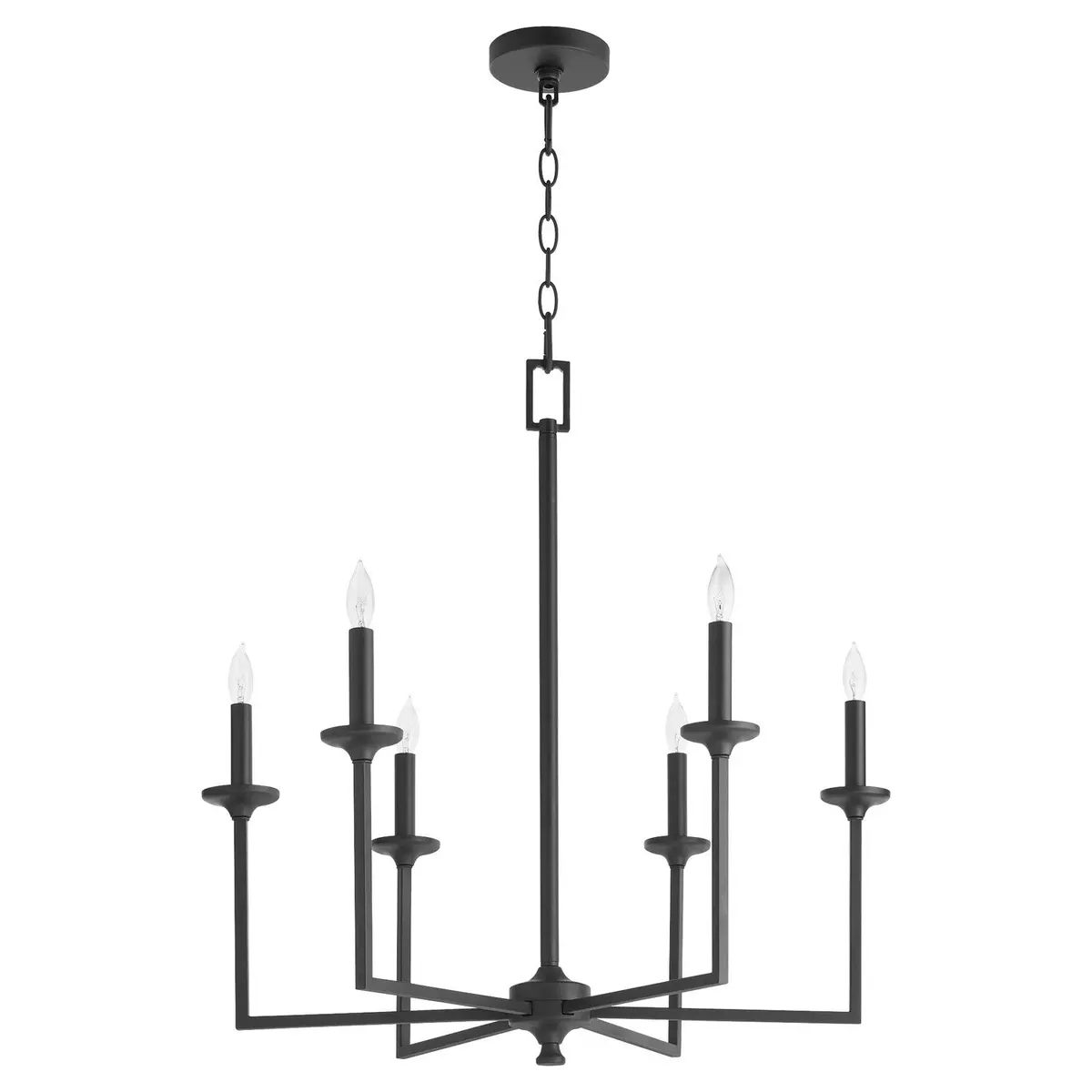 Quorum Six Light Chandelier 1