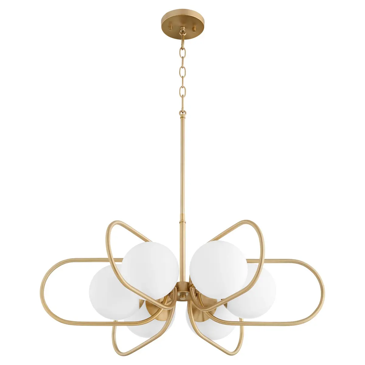 Quorum Six Light Chandelier 1