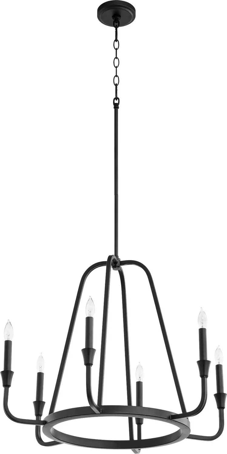 Quorum Six Light Chandelier 1