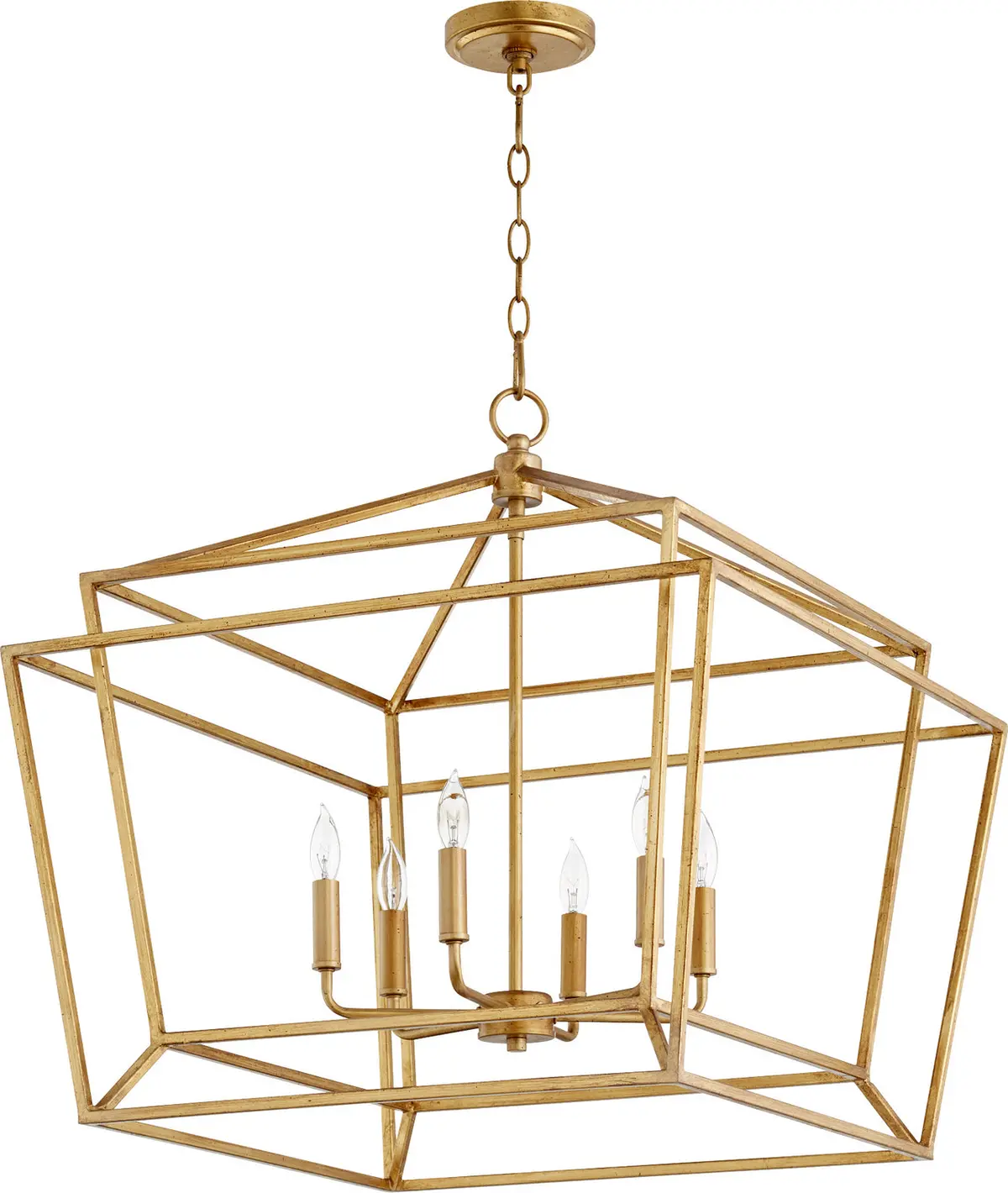 Quorum Six Light Chandelier 1