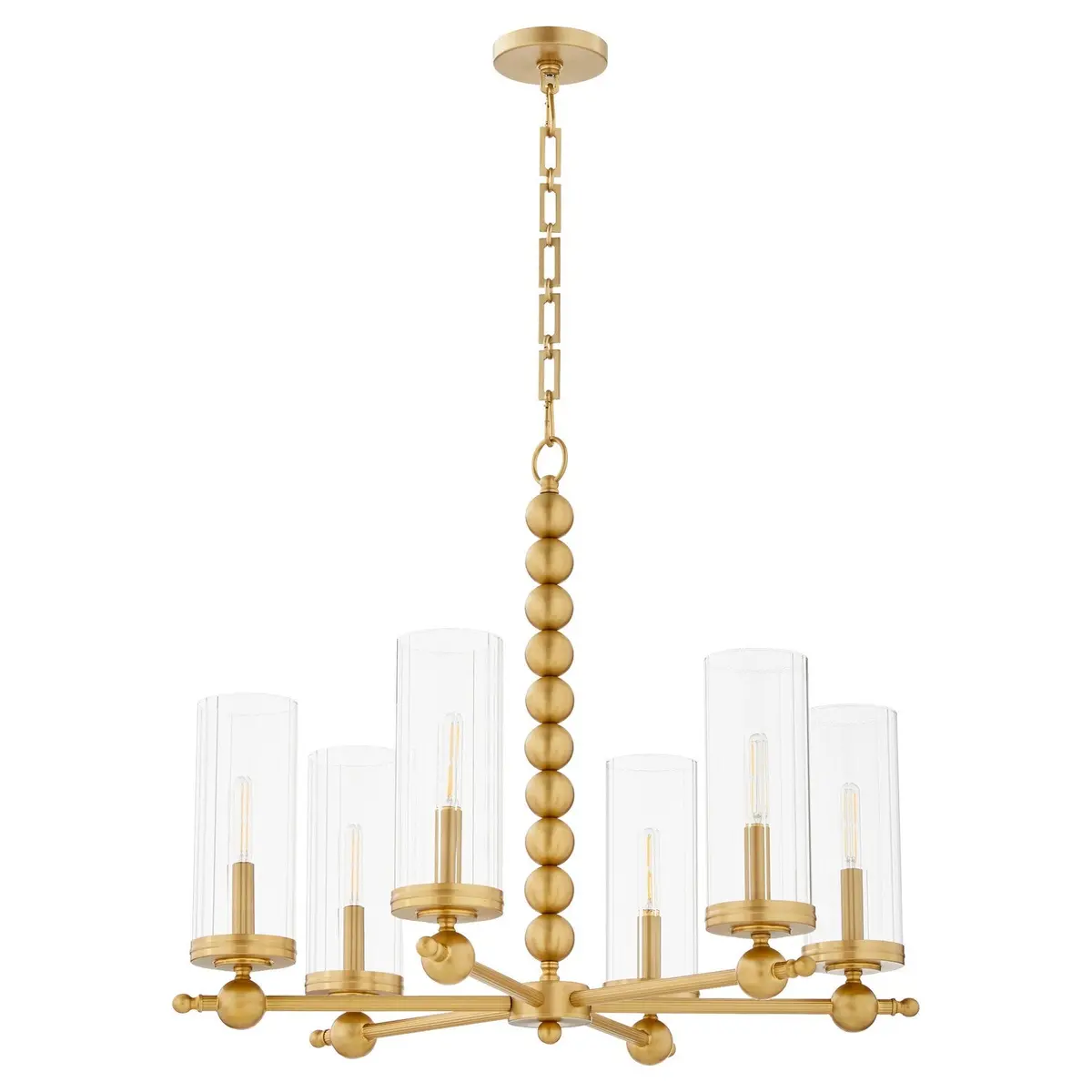 Quorum Six Light Chandelier 1