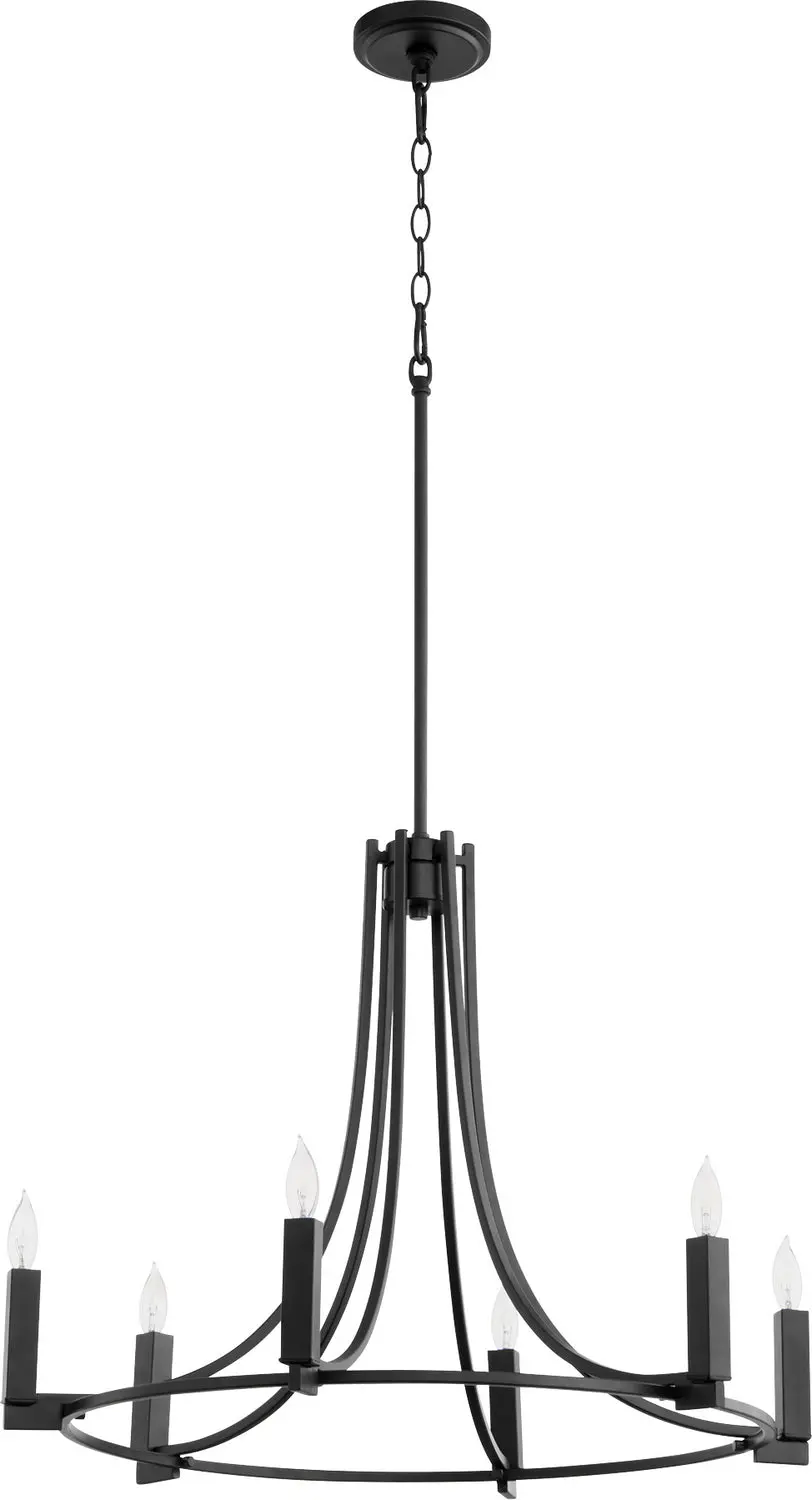 Quorum Six Light Chandelier 1