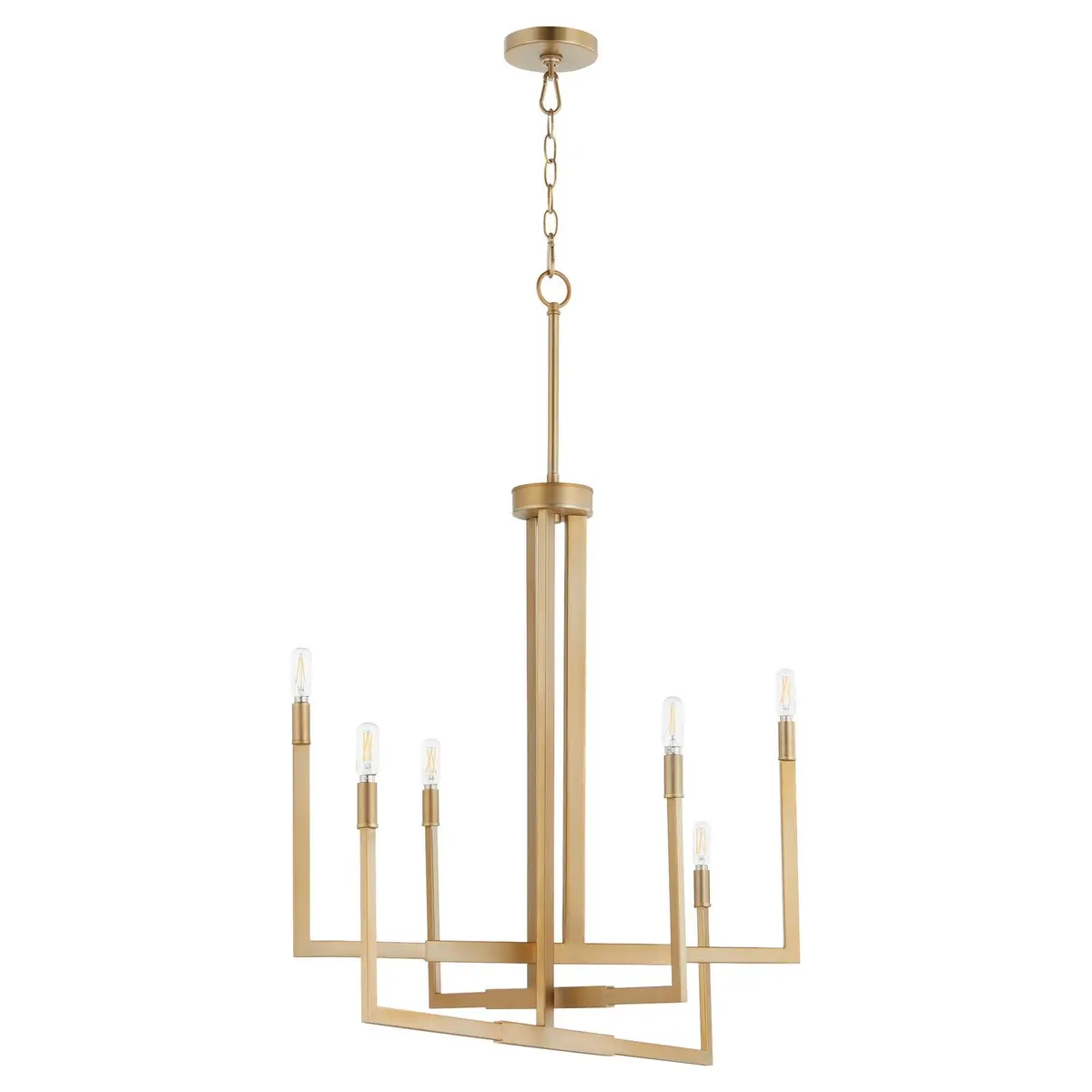 Quorum Six Light Chandelier 1