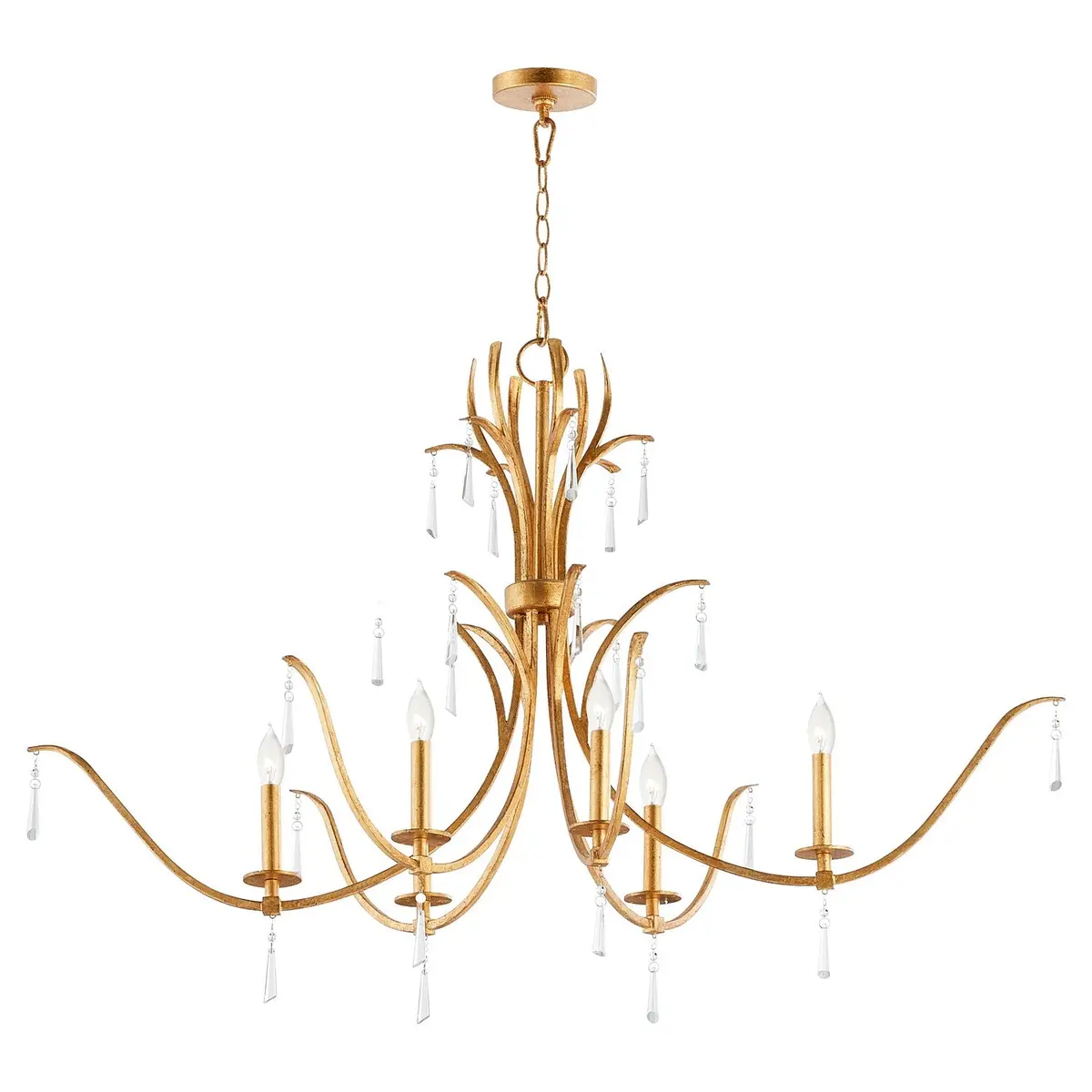 Quorum Six Light Chandelier 1