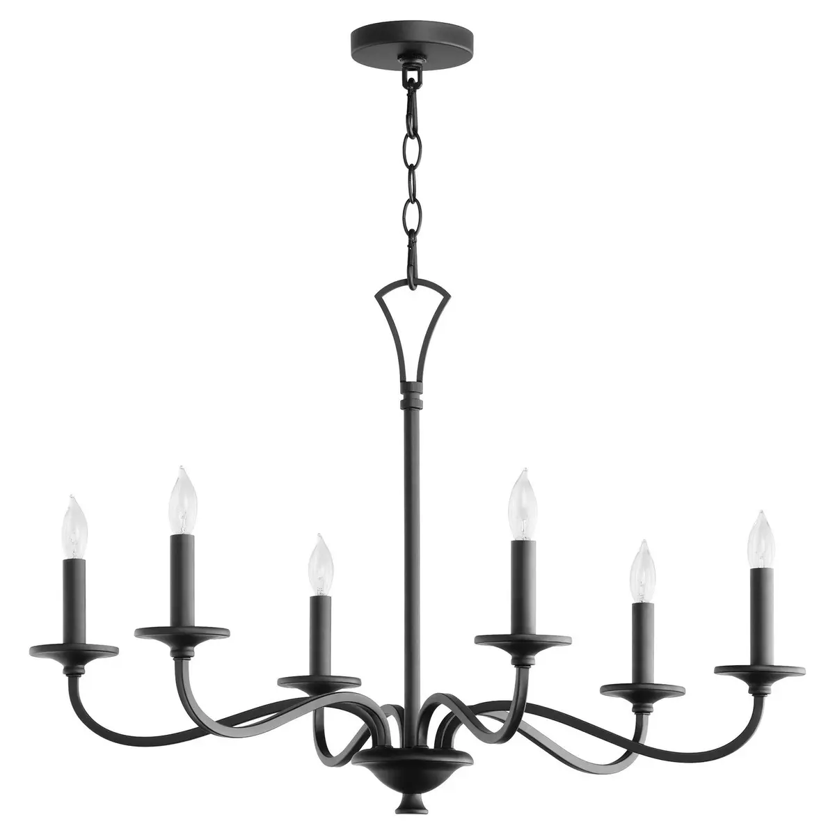 Quorum Six Light Chandelier 1