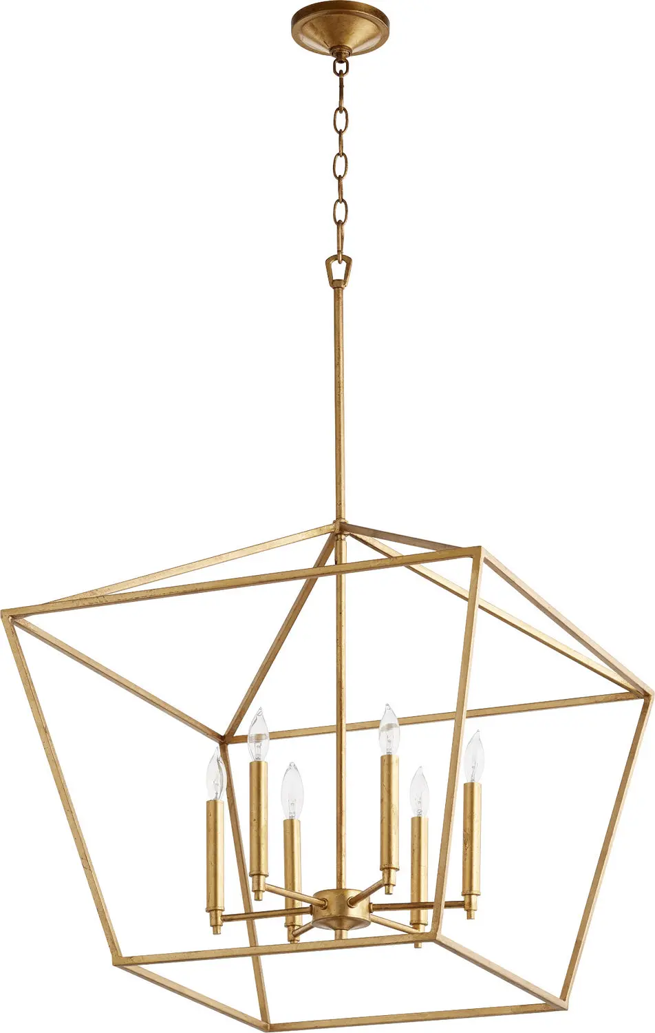 Quorum Six Light Chandelier 1